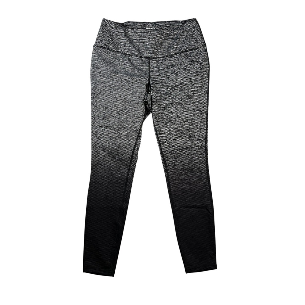 Torrid Active Womens Ombre Leggings Black Gray Activewear Size 0
